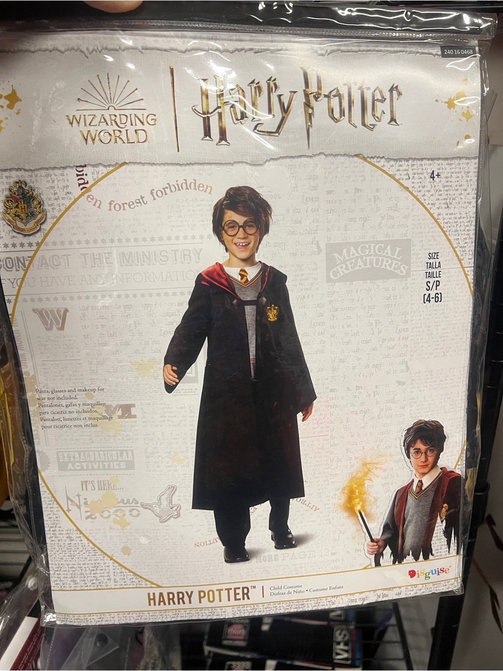 Disguise Harry Potter Black and Red Gryffindor Robe Costume